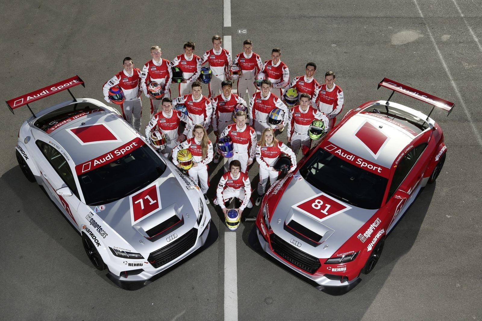 INÍCIO ESPECIAL EM NÜRBURGRING PARA A CELEBRAÇÃO DO 40º ANIVERSÁRIO DA AUDI SPORT GMBH, foto 23