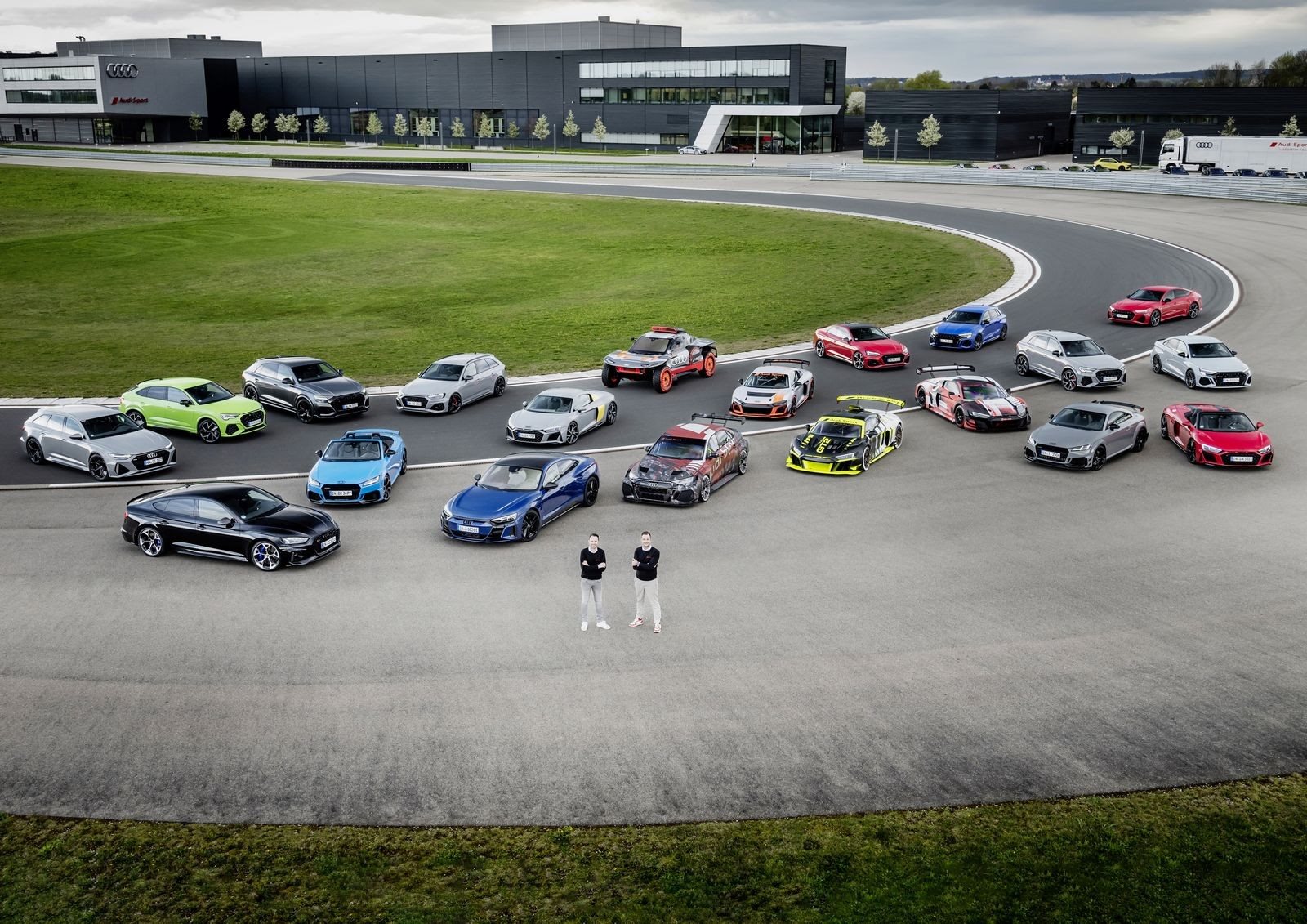 INÍCIO ESPECIAL EM NÜRBURGRING PARA A CELEBRAÇÃO DO 40º ANIVERSÁRIO DA AUDI SPORT GMBH, foto 32