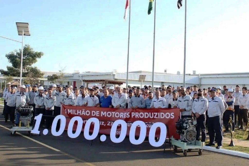FÁBRICA DE MOTORES DA TOYOTA EM PORTO FELIZ CELEBRA 1 MILHÃO DE UNIDADES PRODUZIDAS, foto 1