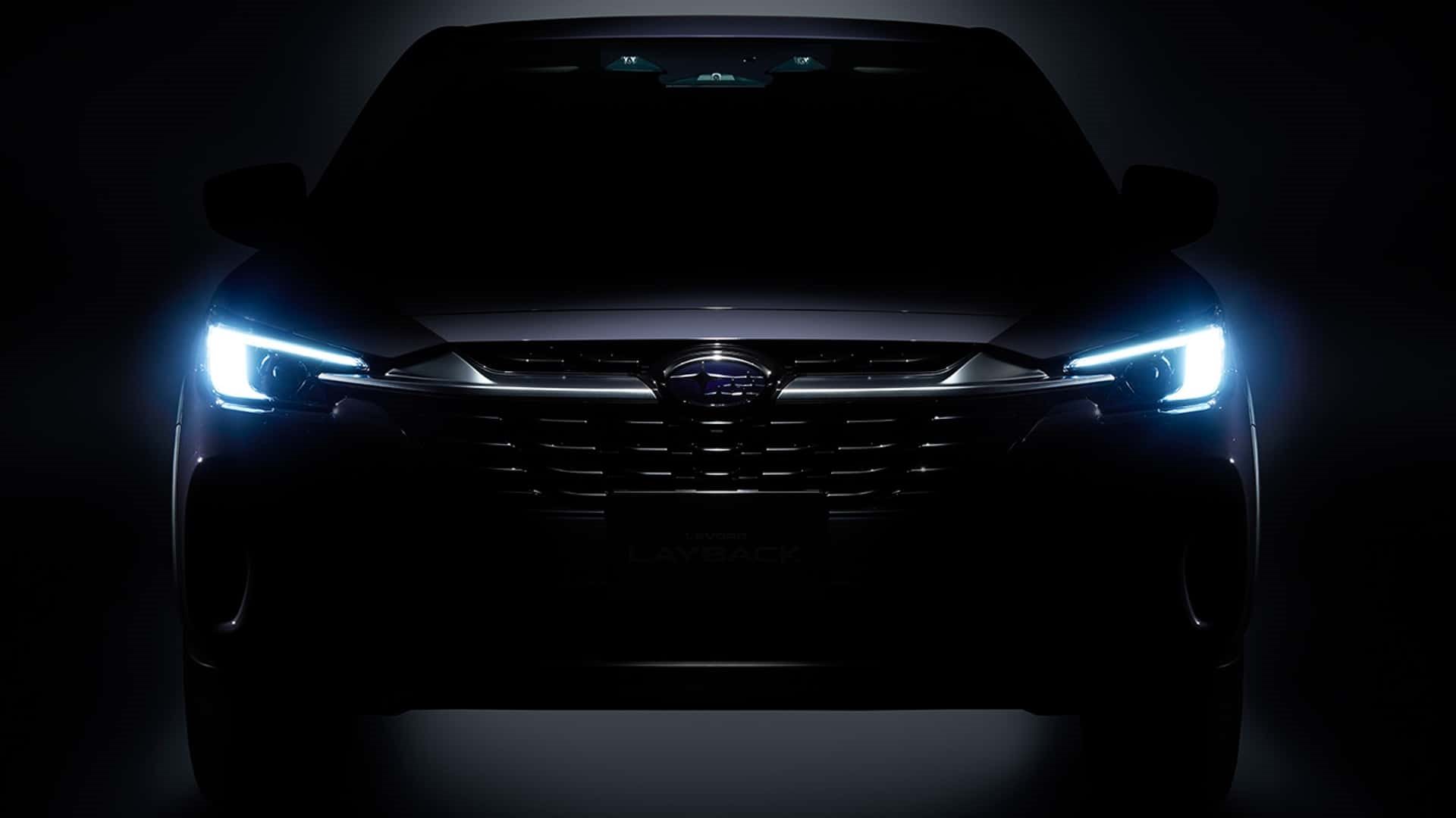 SURGE TEASER DO SUBARU LEVORG LAYBACK 2024: PERUA COM ESTILO CROSSOVER, foto 1