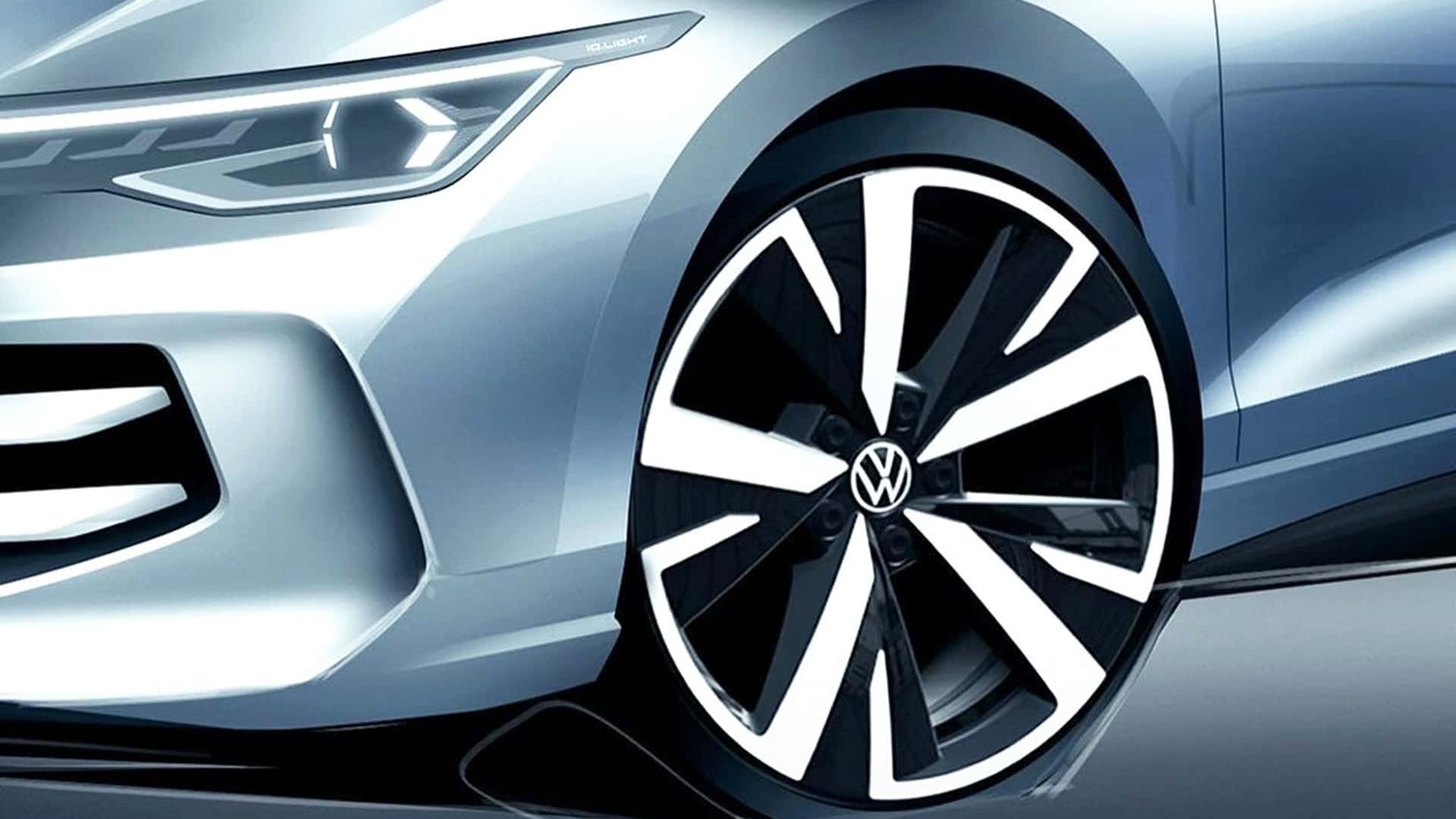 VOLKSWAGEN GOLF 2024: SURGEM OS PRIMEIROS ESBOÇOS OFICIAIS, foto 3