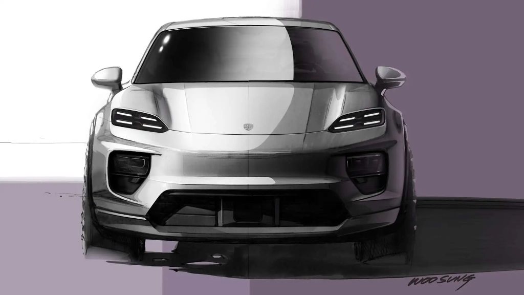 NOVO PORSCHE MACAN EV APARECE CLARAMENTE NESTES ESBOÇOS, foto 1