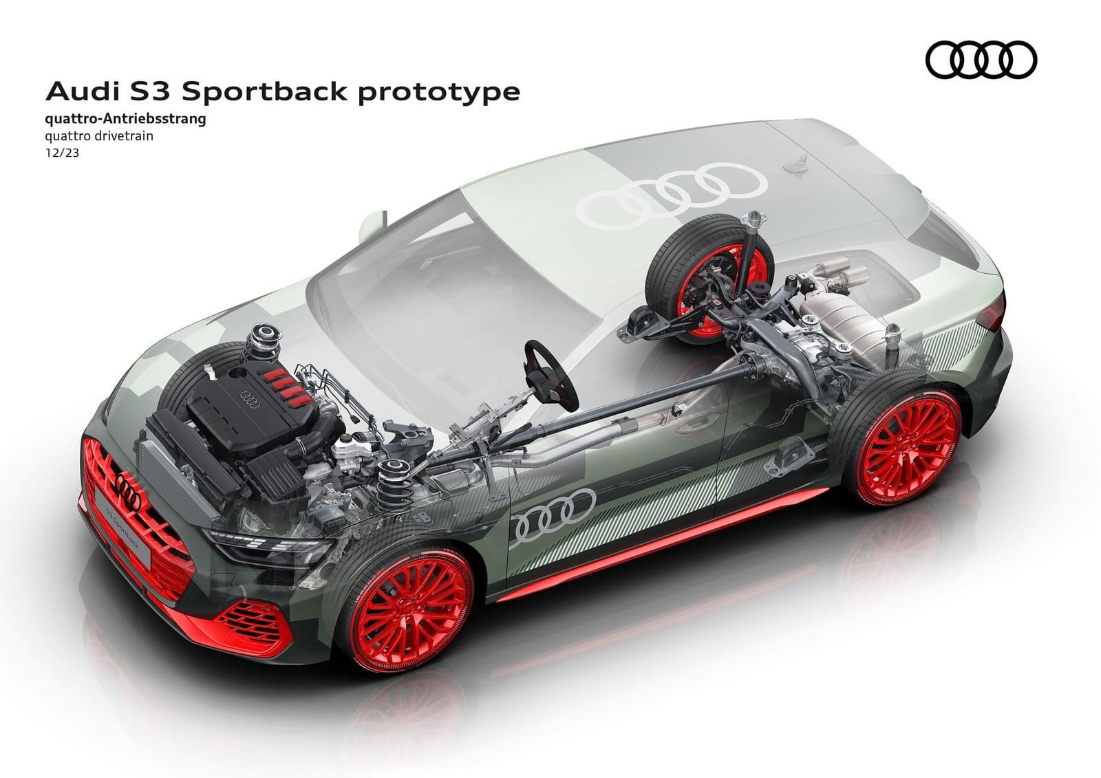UMA NOVA DIMENSÃO: O AUDI S3 PROTOTYPE OFERECE UM AVANÇO DA ATUALIZAÇÃO DO MODELO, foto 23