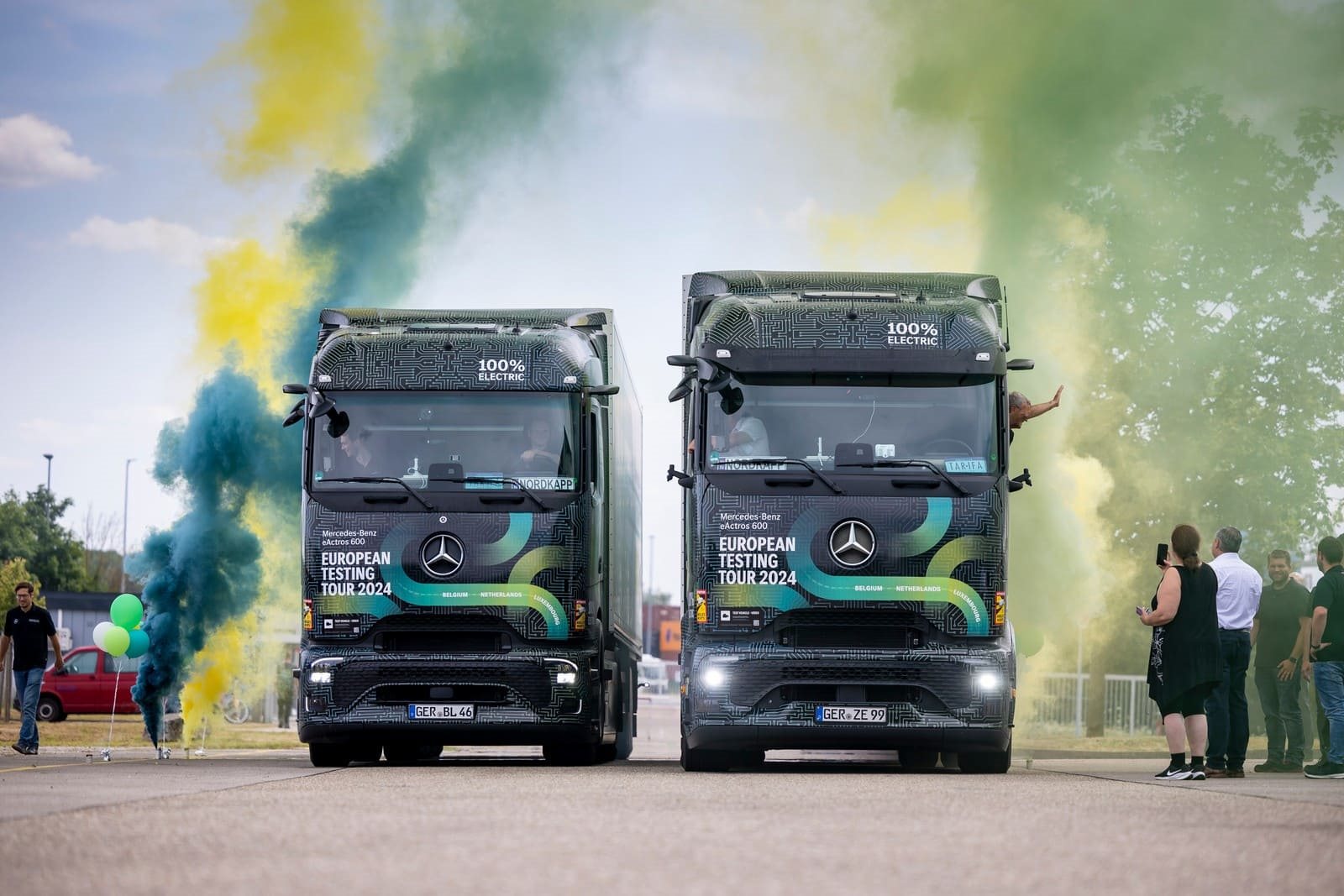 CAMINHÃO ELÉTRICO MERCEDES-BENZ eACTROS 600 CONCLUI PERCURSO DE 15.000 QUILÔMETROS PELA EUROPA COM SUCESSO, foto 1