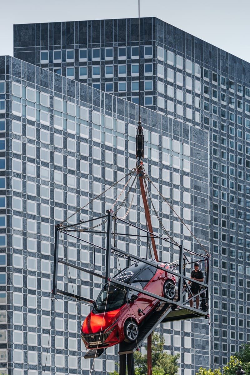 NOVO NISSAN QASHQAI QUEBRA RECORDE MUNDIAL DE MAIOR SALTO DE BUNGEE JUMP COM UM CARRO, foto 3