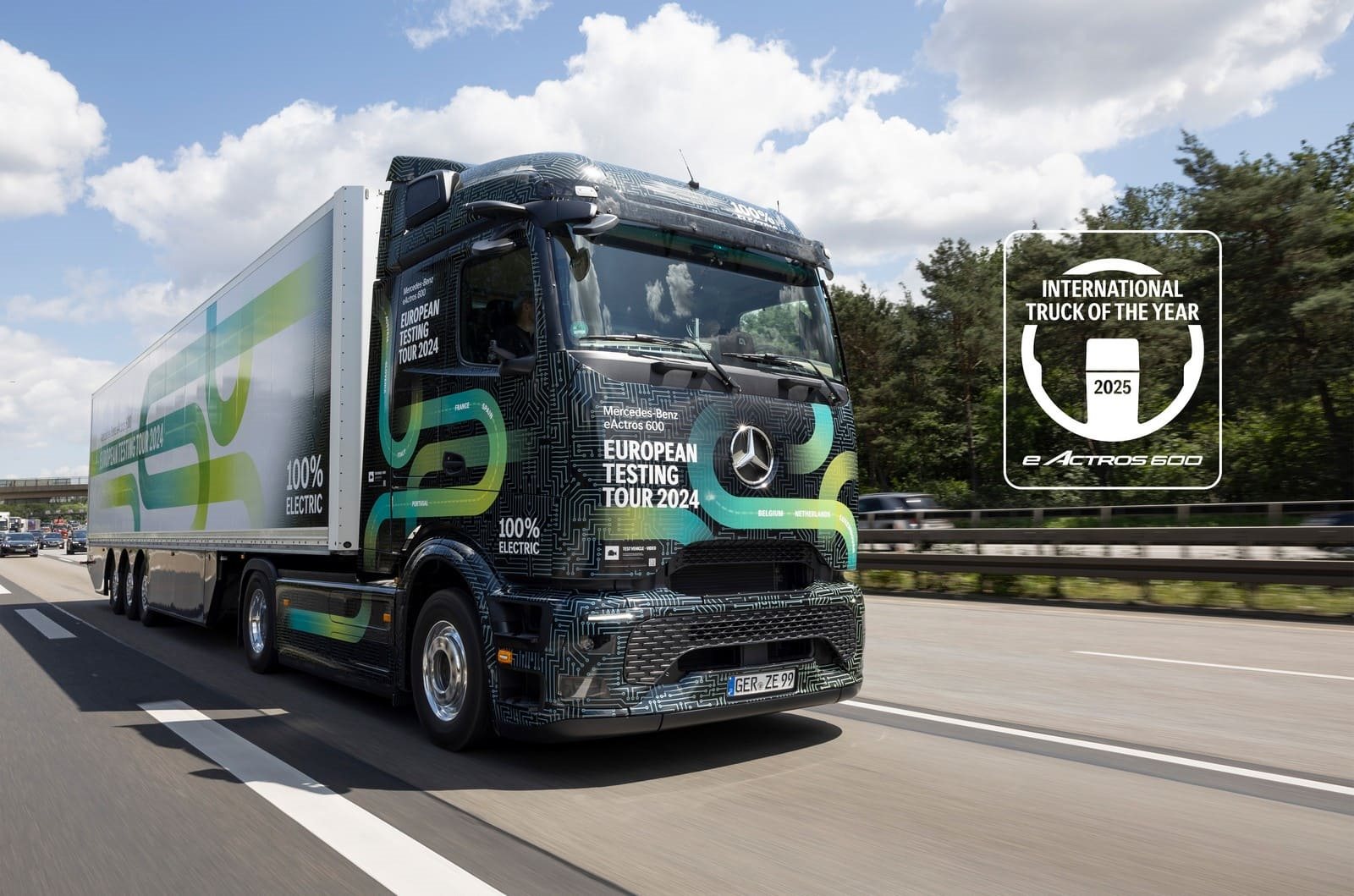 MERCEDES-BENZ eACTROS 600 É ELEITO COMO O ‘INTERNATIONAL TRUCK OF THE YEAR 2025’, foto 3