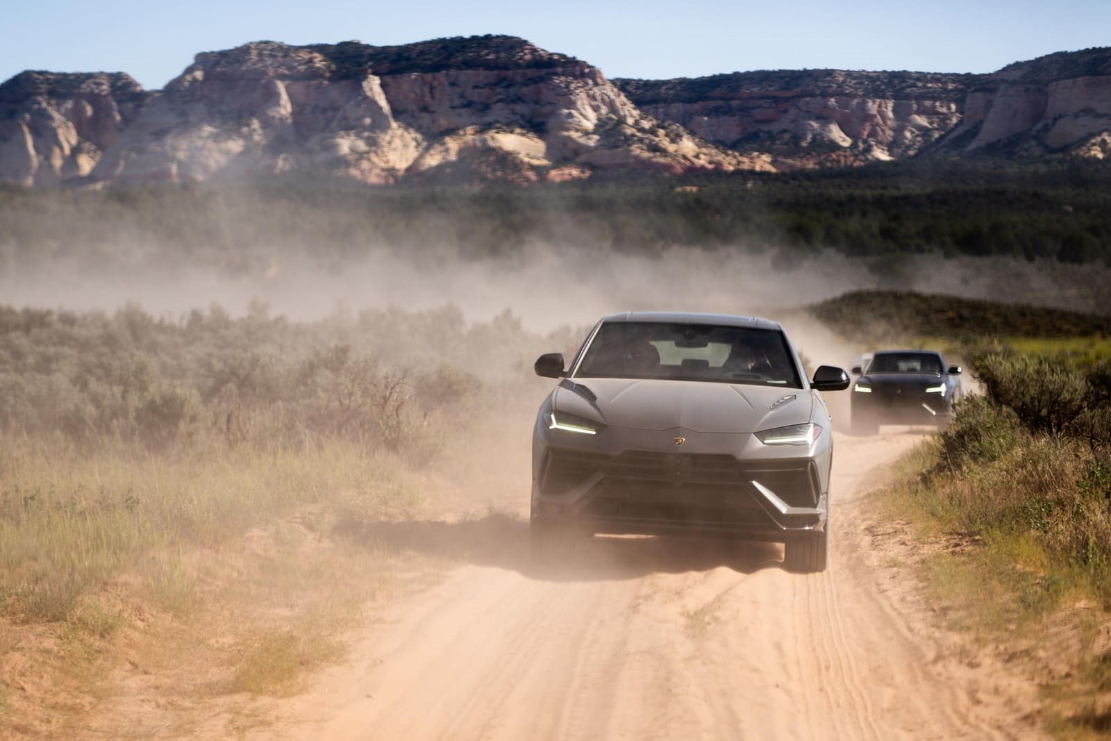 LAMBORGHINI URUS S NAVEGA NA ESPERIENZA AVVENTURA NO PARQUE NACIONAL DE ZION, EM UTAH (EUA), foto 7
