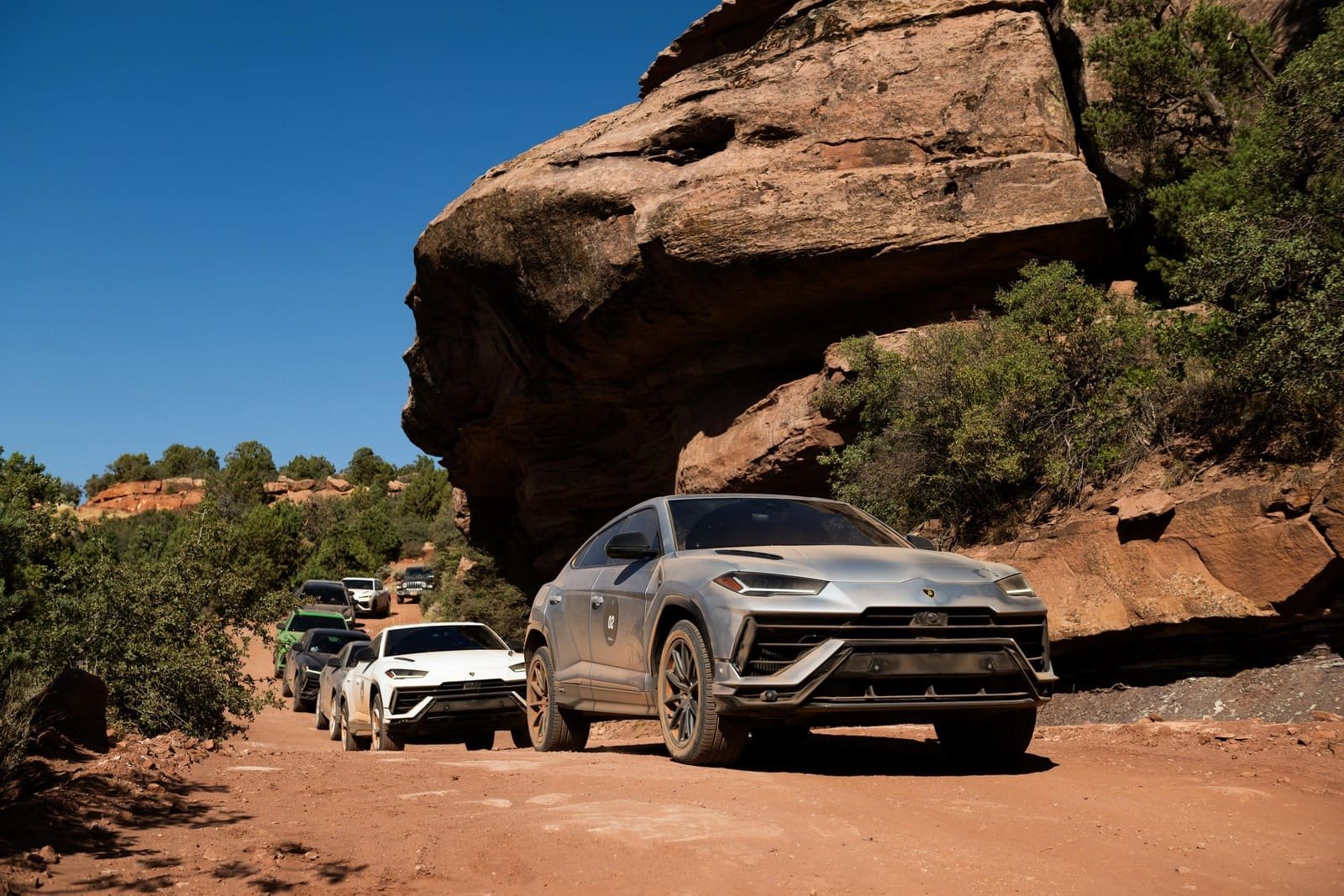 LAMBORGHINI URUS S NAVEGA NA ESPERIENZA AVVENTURA NO PARQUE NACIONAL DE ZION, EM UTAH (EUA), foto 15