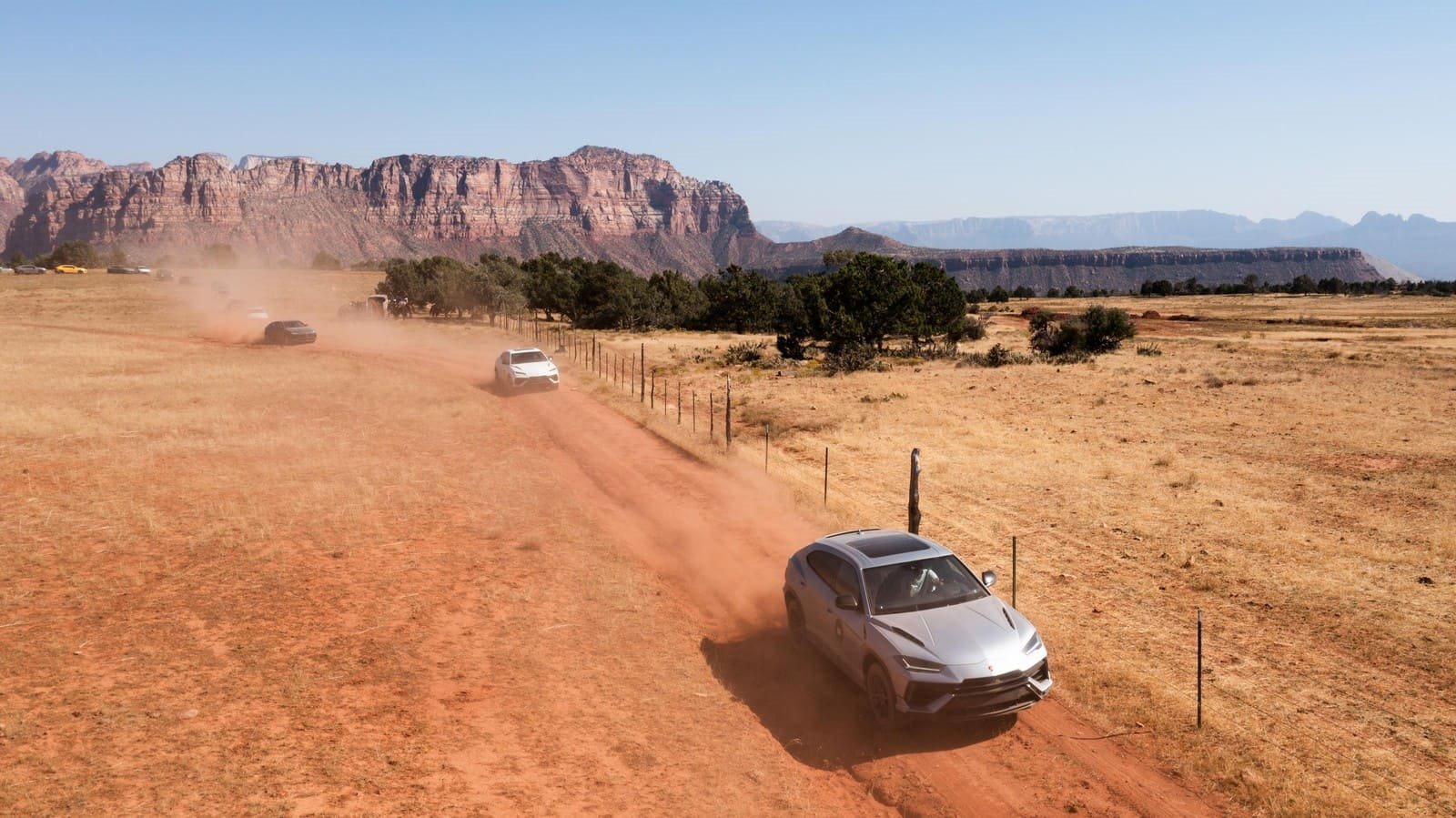 LAMBORGHINI URUS S NAVEGA NA ESPERIENZA AVVENTURA NO PARQUE NACIONAL DE ZION, EM UTAH (EUA), foto 25
