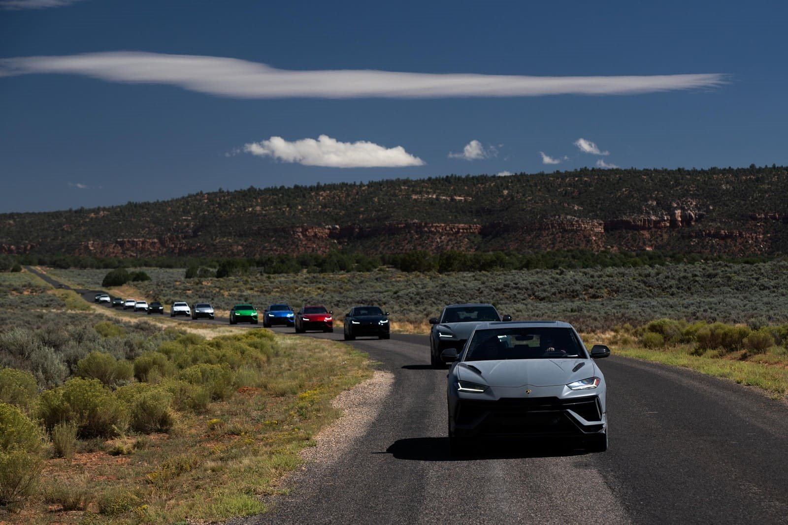 LAMBORGHINI URUS S NAVEGA NA ESPERIENZA AVVENTURA NO PARQUE NACIONAL DE ZION, EM UTAH (EUA), foto 33