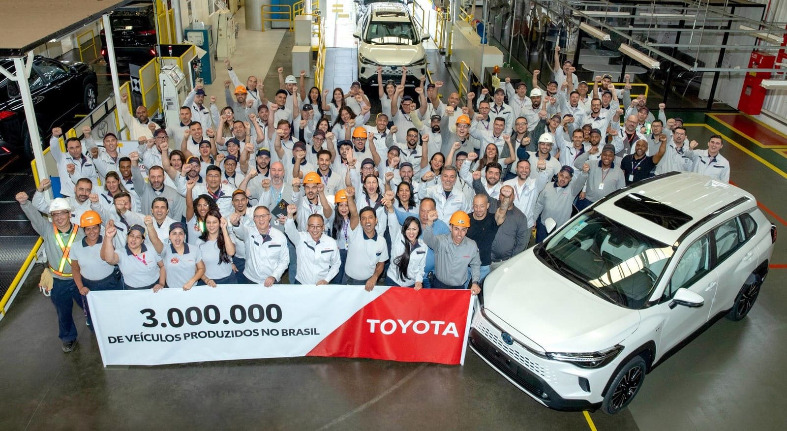 TOYOTA CELEBRA 3.000.000 DE VEÍCULOS PRODUZIDOS NO BRASIL, foto 1