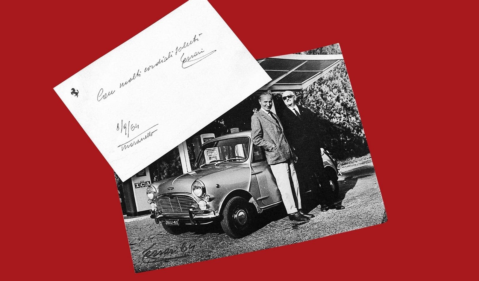 O MINI TAMBÉM ESTEVE NA GARAGEM DE ENZO FERRARI, foto 1