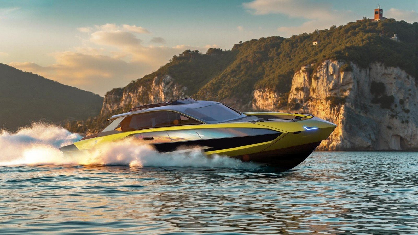 AUTOMOBILI LAMBORGHINI E O ITALIAN SEA GROUP APRESENTAM O NOVO TECNOMAR LAMBORGHINI 101FT, foto 2