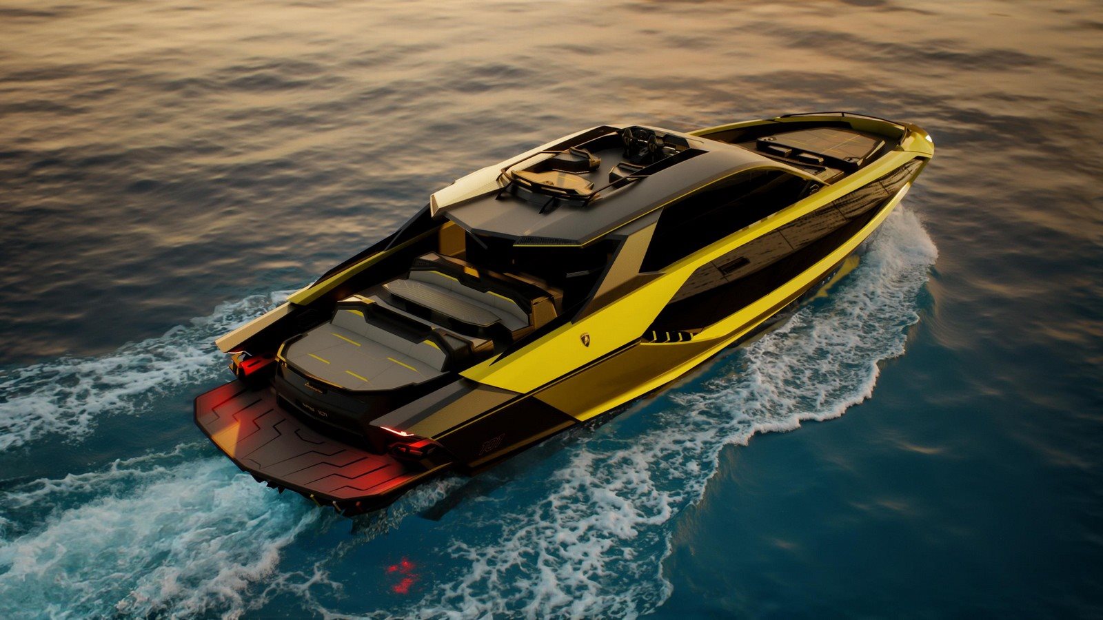 AUTOMOBILI LAMBORGHINI E O ITALIAN SEA GROUP APRESENTAM O NOVO TECNOMAR LAMBORGHINI 101FT, foto 4