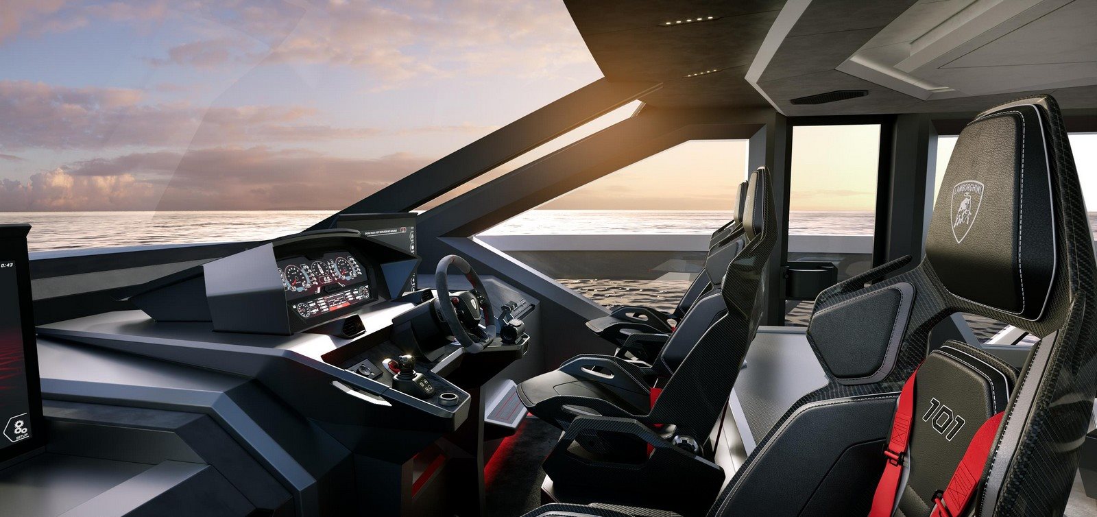 AUTOMOBILI LAMBORGHINI E O ITALIAN SEA GROUP APRESENTAM O NOVO TECNOMAR LAMBORGHINI 101FT, foto 7