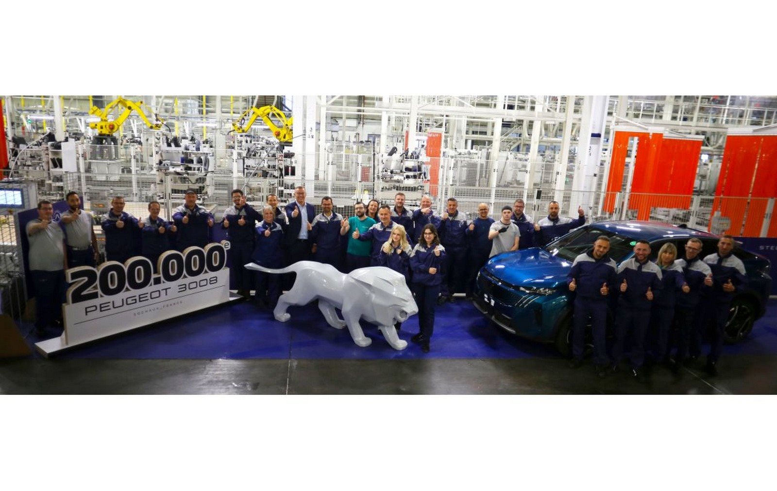 SUCESSO COMERCIAL CONFIRMADO: PEUGEOT 3008 Nº 200.000 PRODUZIDO NA FÁBRICA DE SOCHAUX, foto 1