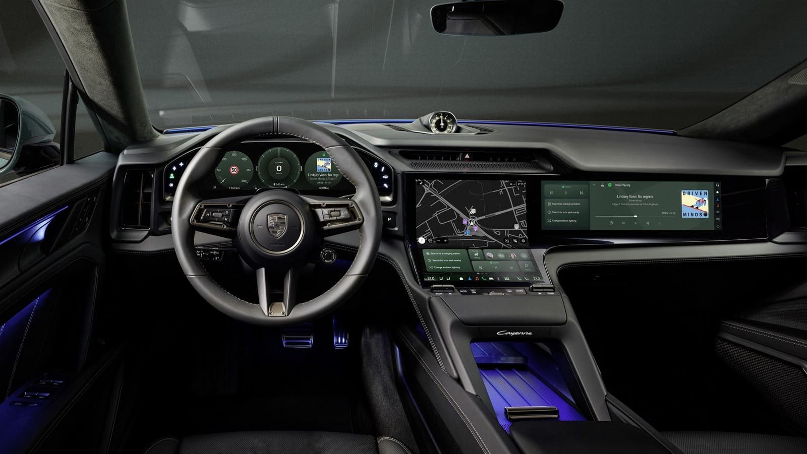 O CAYENNE ELECTRIC MOSTRA O INTERIOR PORSCHE DO FUTURO, foto 1