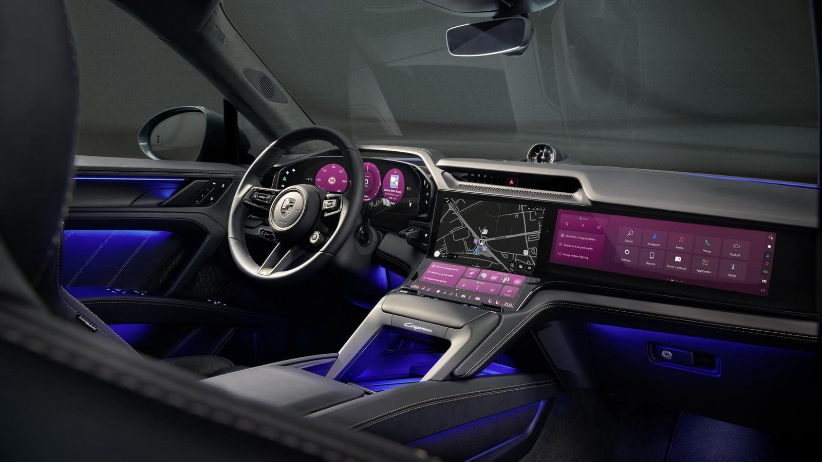 O CAYENNE ELECTRIC MOSTRA O INTERIOR PORSCHE DO FUTURO, foto 3