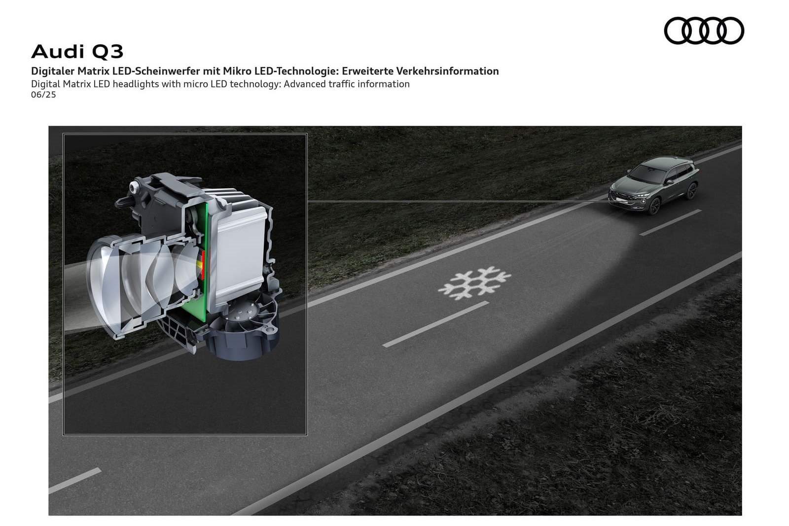 TECNOLOGIA A SERVIÇO DA SEGURANÇA E DO DESIGN: OS SISTEMAS DE ILUMINAÇÃO DO AUDI Q3, foto 2