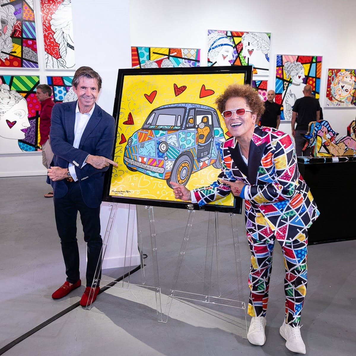FIAT E O ARTISTA ROMERO BRITO APRESENTAM UM FIAT TOPOLINO EXCLUSIVO NA SEMANA DE ARTE DE MIAMI, foto 3