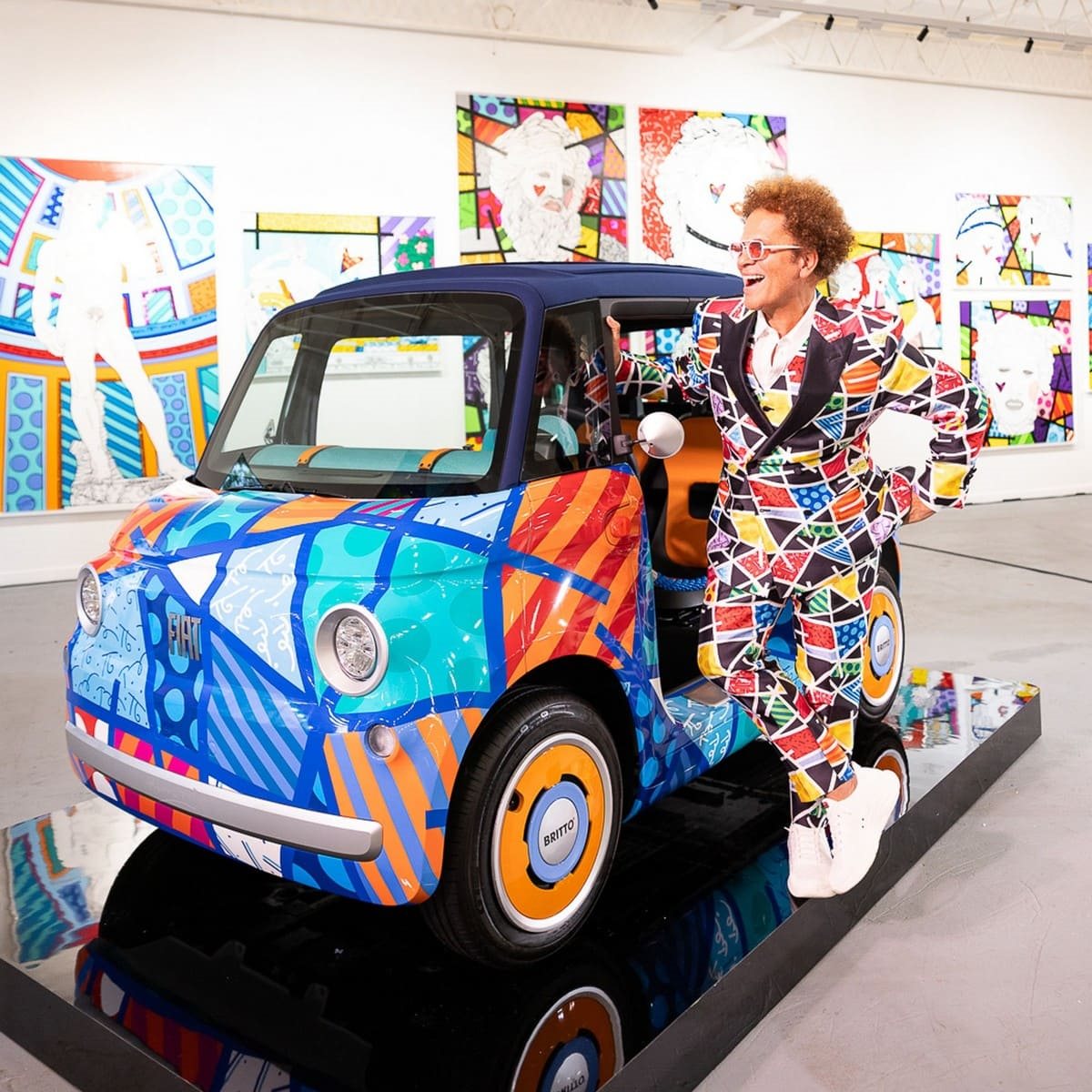 FIAT E O ARTISTA ROMERO BRITO APRESENTAM UM FIAT TOPOLINO EXCLUSIVO NA SEMANA DE ARTE DE MIAMI, foto 4
