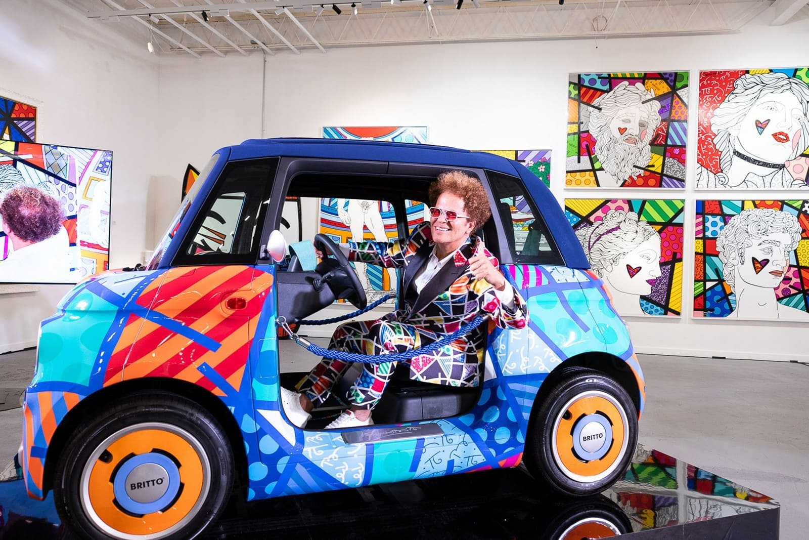 FIAT E O ARTISTA ROMERO BRITO APRESENTAM UM FIAT TOPOLINO EXCLUSIVO NA SEMANA DE ARTE DE MIAMI, foto 5