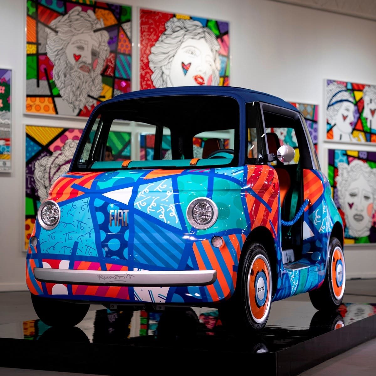 FIAT E O ARTISTA ROMERO BRITO APRESENTAM UM FIAT TOPOLINO EXCLUSIVO NA SEMANA DE ARTE DE MIAMI, foto 7