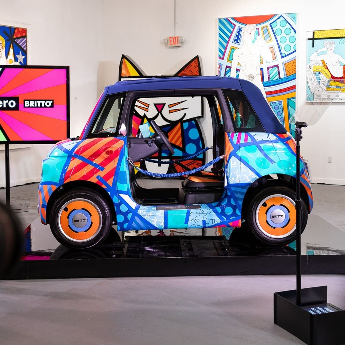 FIAT E O ARTISTA ROMERO BRITO APRESENTAM UM FIAT TOPOLINO EXCLUSIVO NA SEMANA DE ARTE DE MIAMI, foto 8