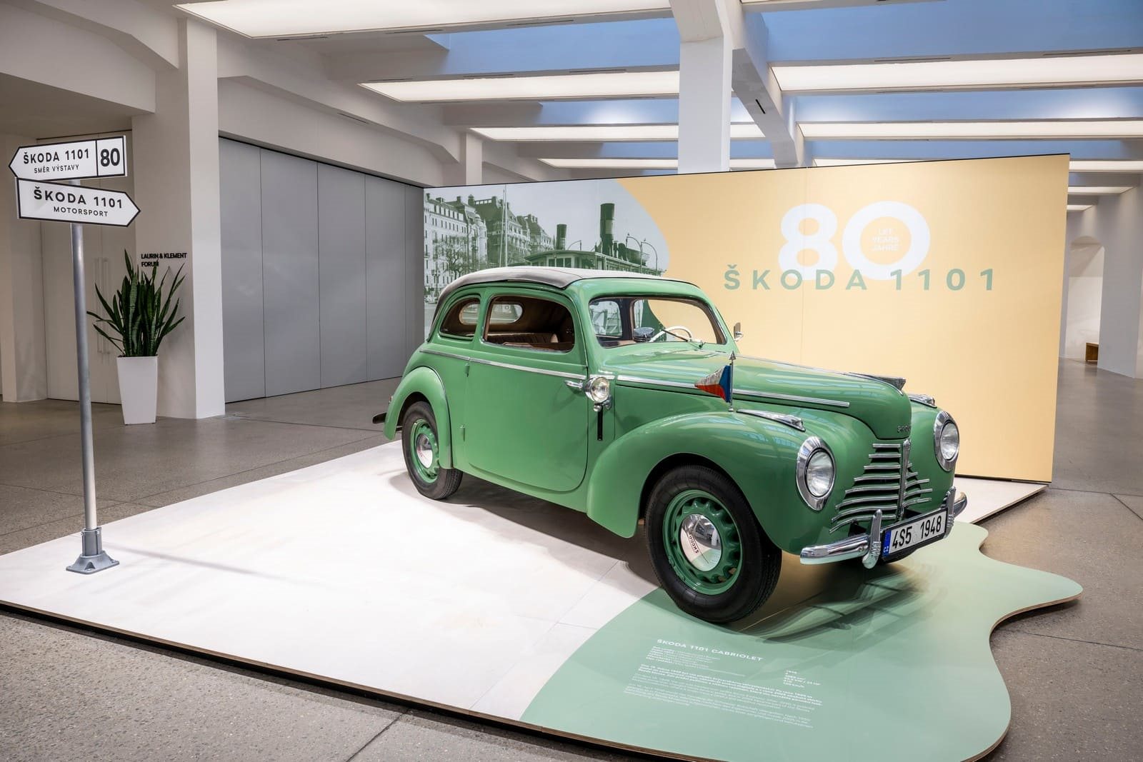 O SKODA 1101 ‘TUDOR’ COMEMORA 80 ANOS COM UMA EXPOSIÇÃO ESPECIAL NO MUSEU DA SKODA, foto 1
